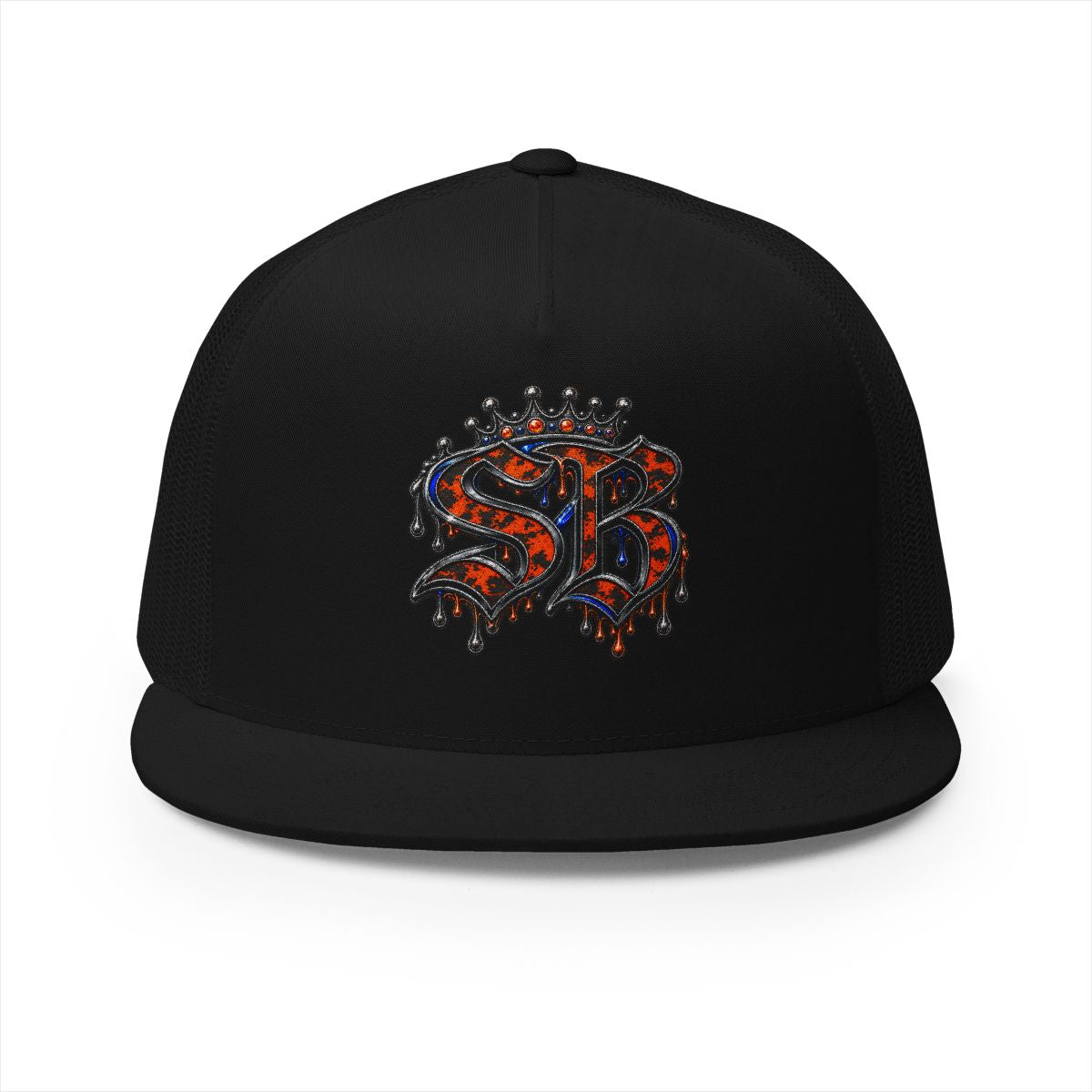 5 Panel Trucker Cap-RED SB LOGO-SCUMMIEBEARZ™