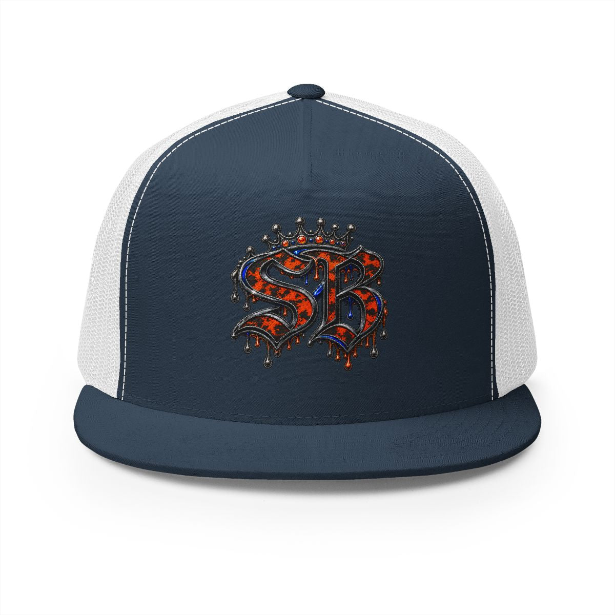 5 Panel Trucker Cap-RED SB LOGO-SCUMMIEBEARZ™