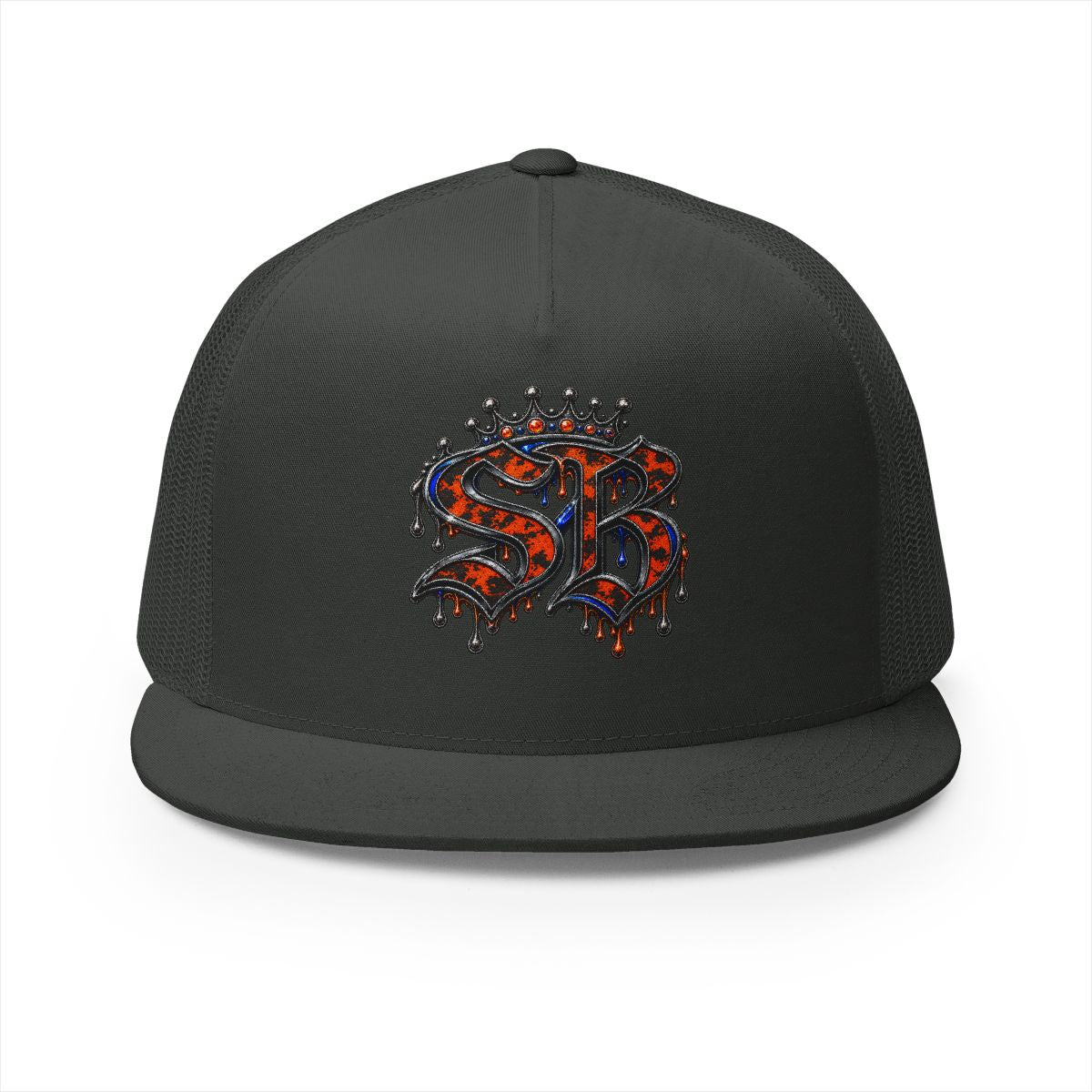 5 Panel Trucker Cap-RED SB LOGO-SCUMMIEBEARZ™