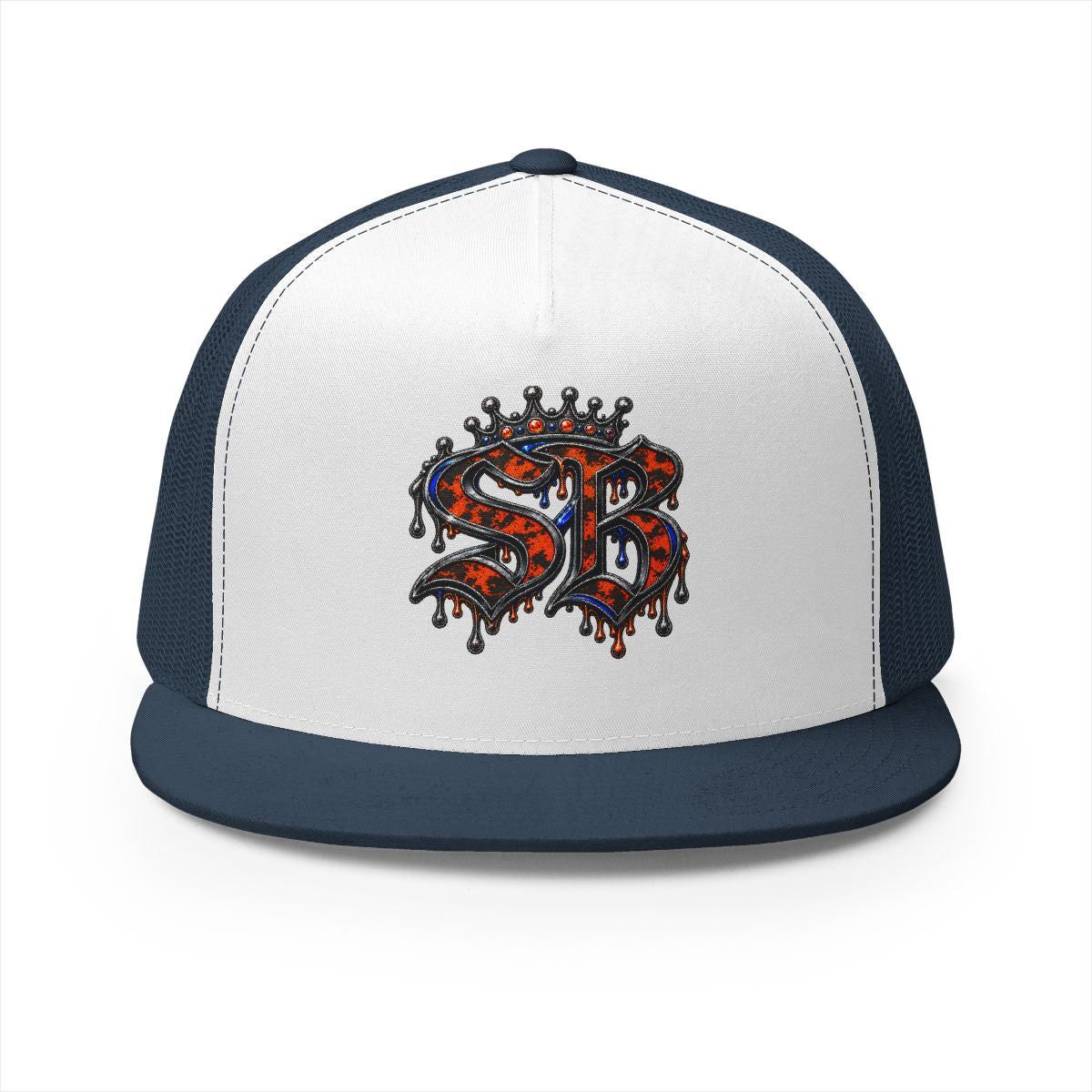 5 Panel Trucker Cap-RED SB LOGO-SCUMMIEBEARZ™
