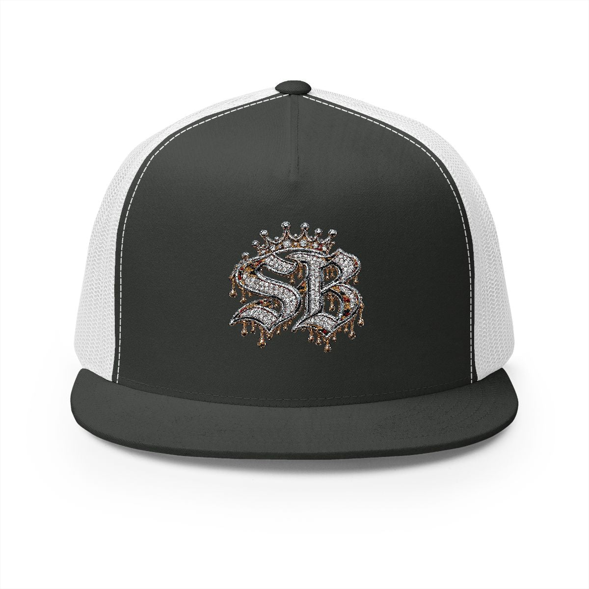 5 Panel Trucker Cap-SB LOGO-SCUMMIEBEARZ™️