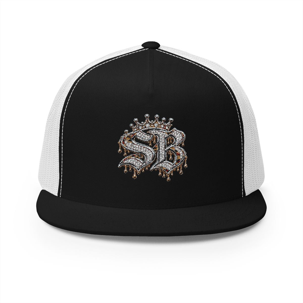 5 Panel Trucker Cap-SB LOGO-SCUMMIEBEARZ™️