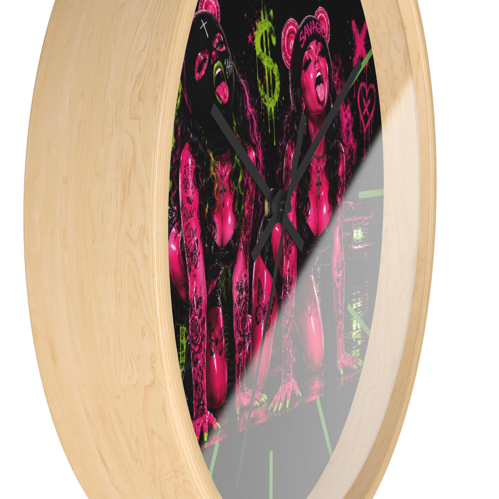 Wall Clock-Sexy But Savage Duo-SCUMMIEBEARZ™️