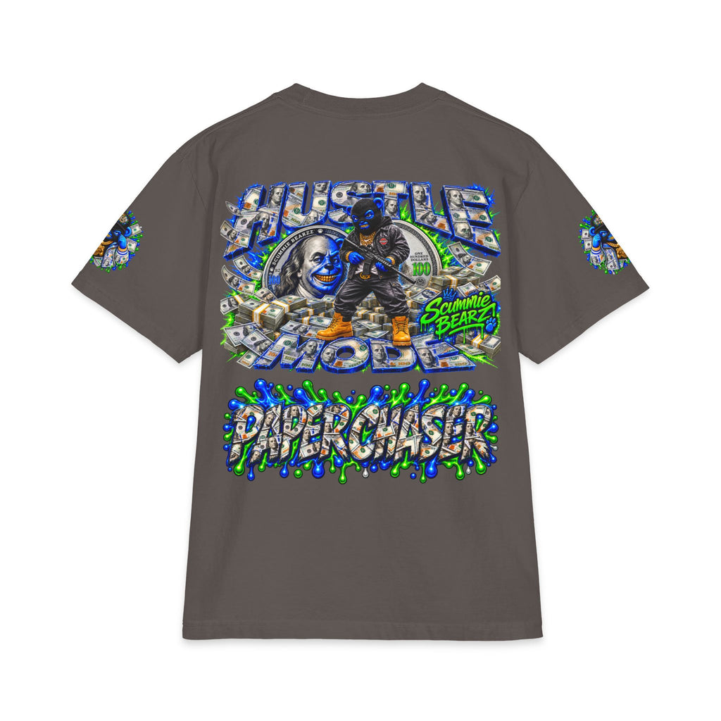 Hustle Mode, Green Remix | SCUMMIEBEARZ™ Shaka Wear Heavyweight Tee
