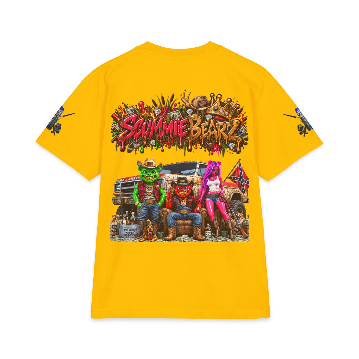 Unisex Max Heavyweight Short Sleeve-REBEL FORD-SCUMMIEBEARZ™️