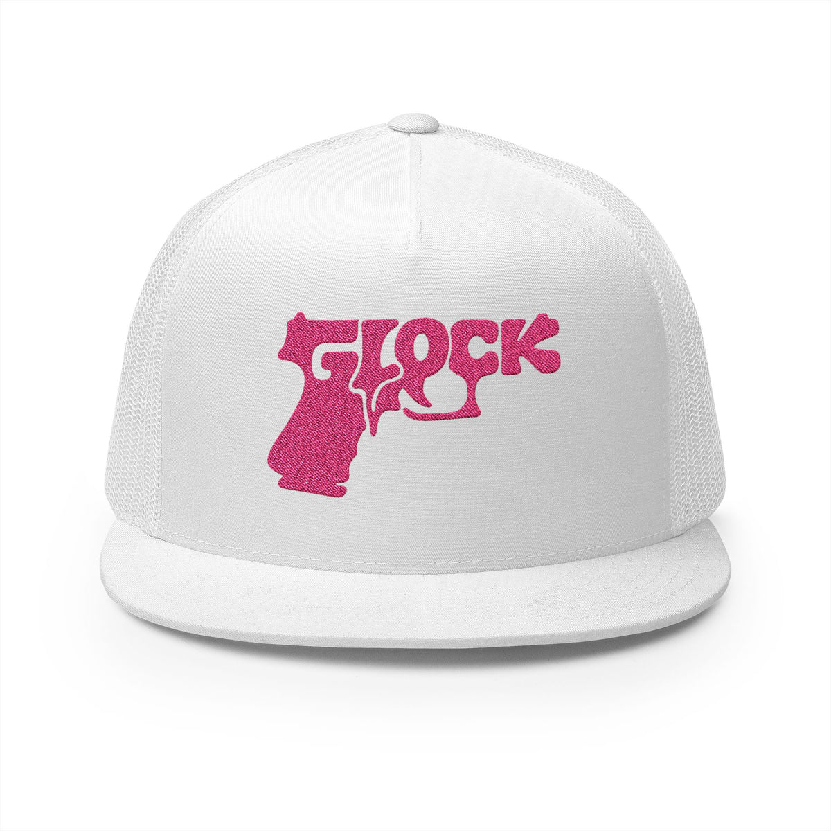 5 Panel Trucker Cap-PINK GLOCK LOGO-SCUMMIEBEARZ™️