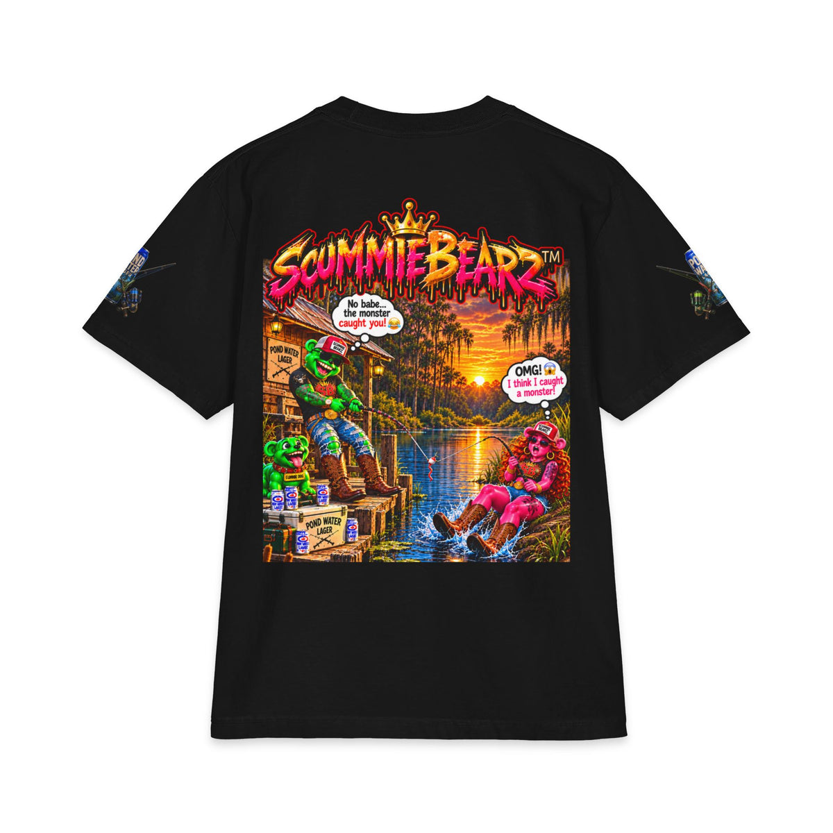 No Babe The Monster Got You | SCUMMIEBEARZ™ Shaka Wear Heavyweight Tee