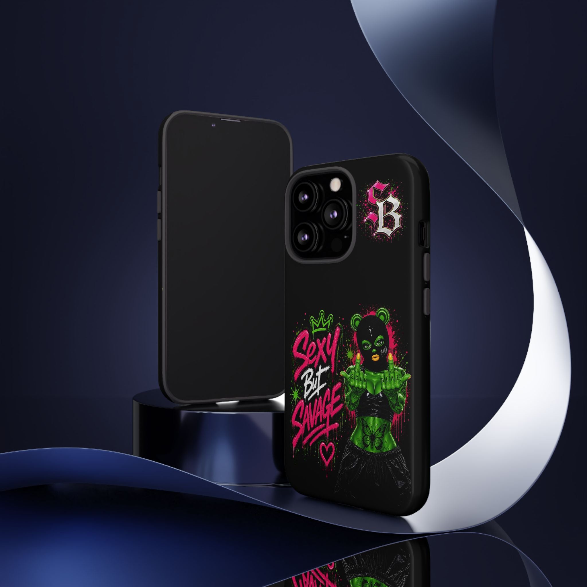 SCUMMIEBEARZ Sexy But Savage Green Remix Tough Cases