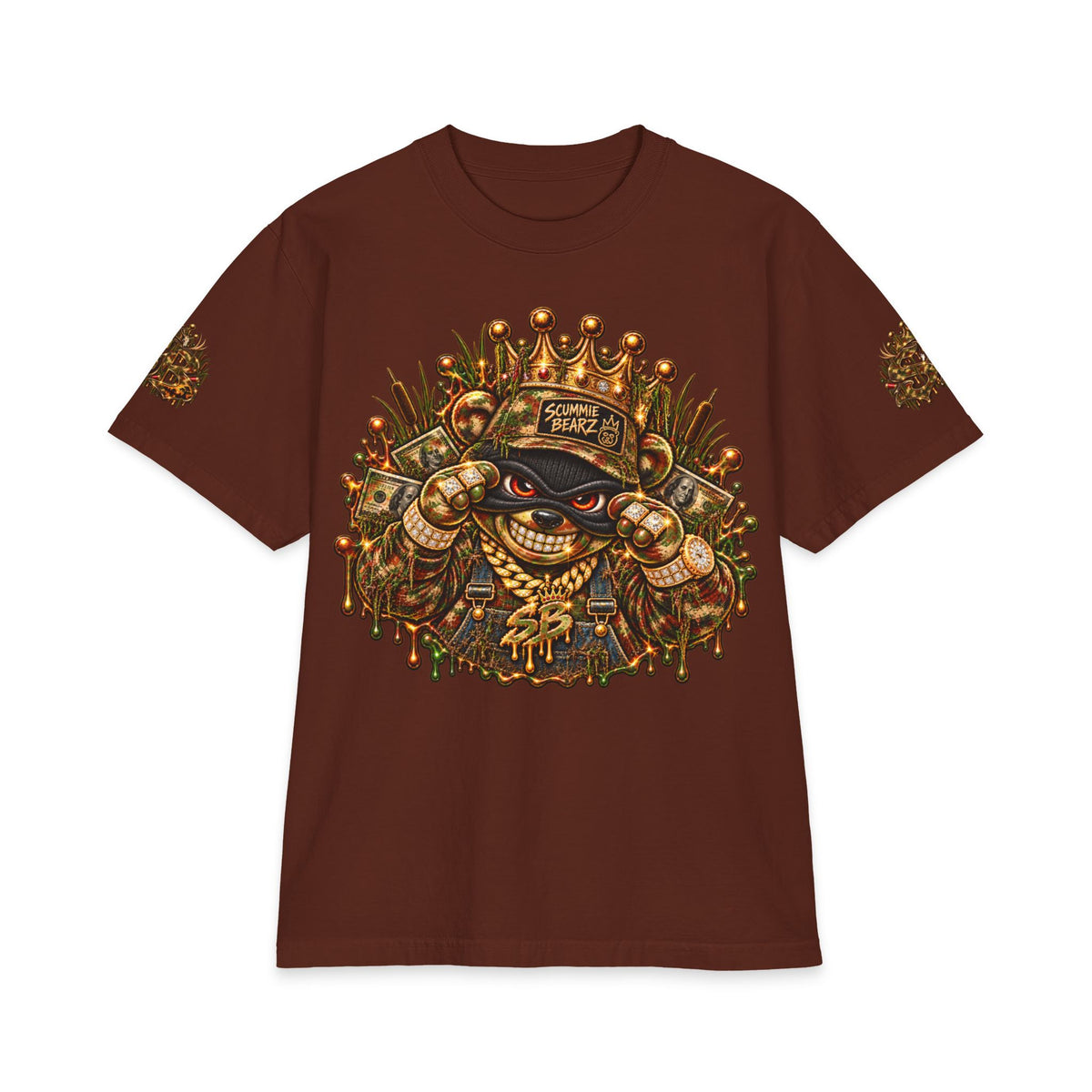 Saloon And Casino | SCUMMIEBEARZ™ Shaka Wear Heavyweight Tee