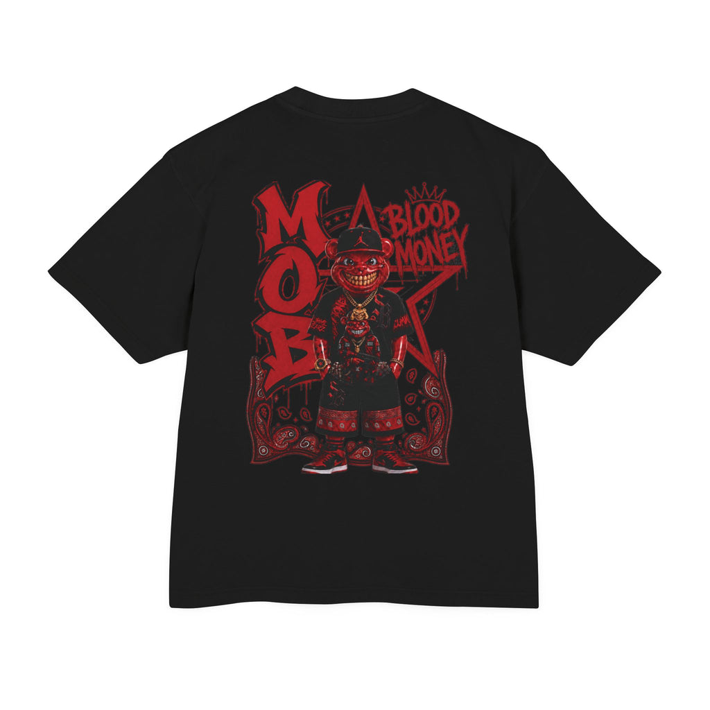 Unisex Urban Heavy Tee-BLOOD MONEY-™ | GANG GANG STREETWEAR TEE 🩸💰🐻-SCUMMIEBEARZ™️
