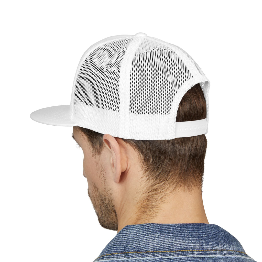 5 Panel Trucker Cap- PINK/SILVER MASK LOGO-SCUMMIEBEARZ™