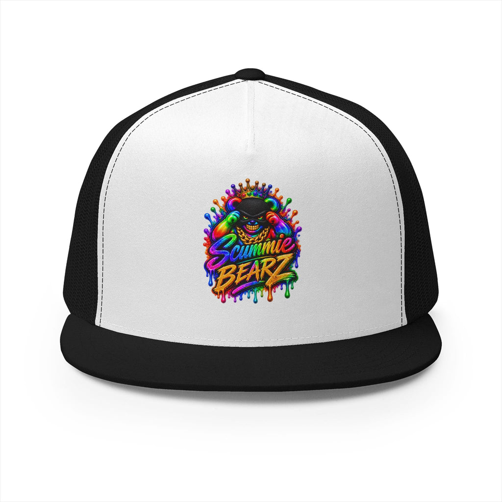 5 Panel Trucker Cap-RAINBOW MASK LOGO-SCUMMIEBEARZ™