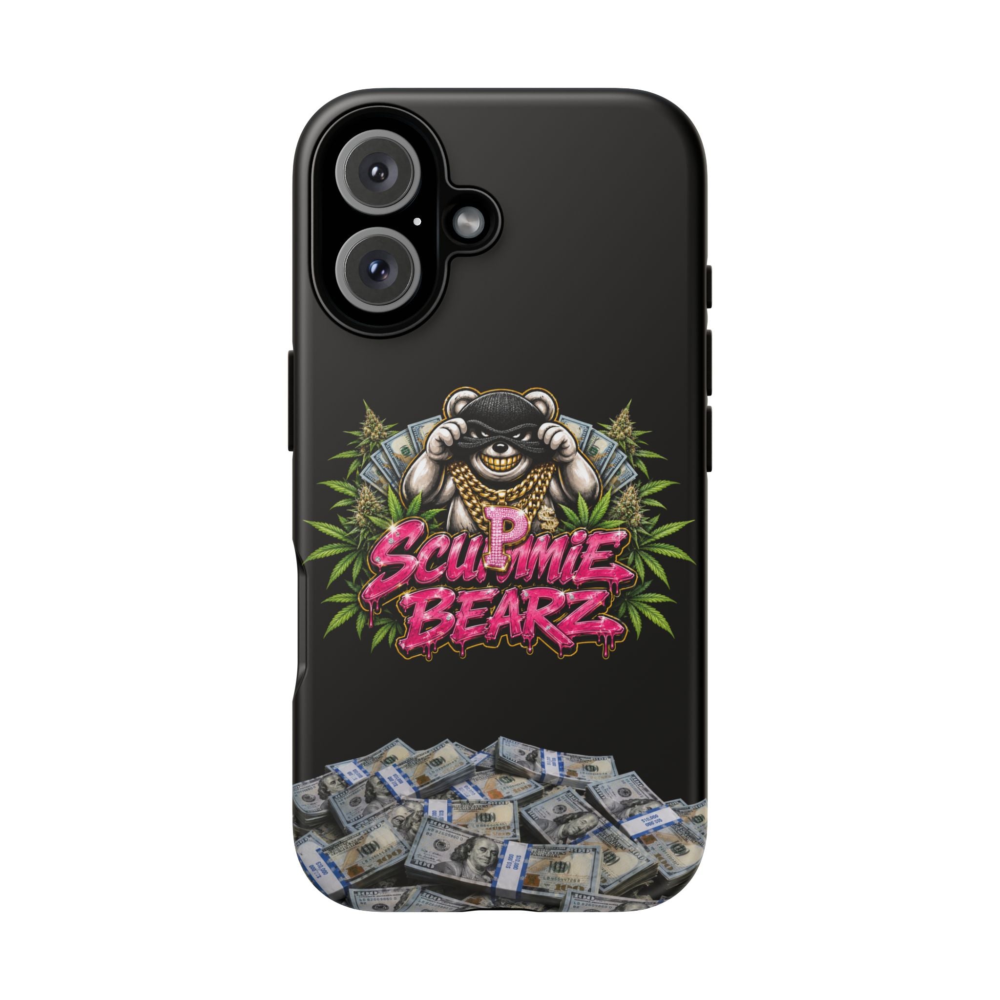SCUMMIEBEARZ P.M.W. (P***y Money Weed) Logo Tough Cases