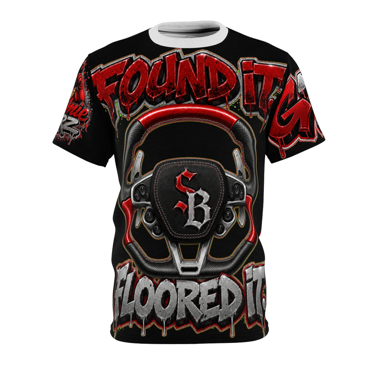 Men’s Streetwear AOP T-shirt GTA FOUND IT FLOORED IT-SCUMMIEBEARZ™️