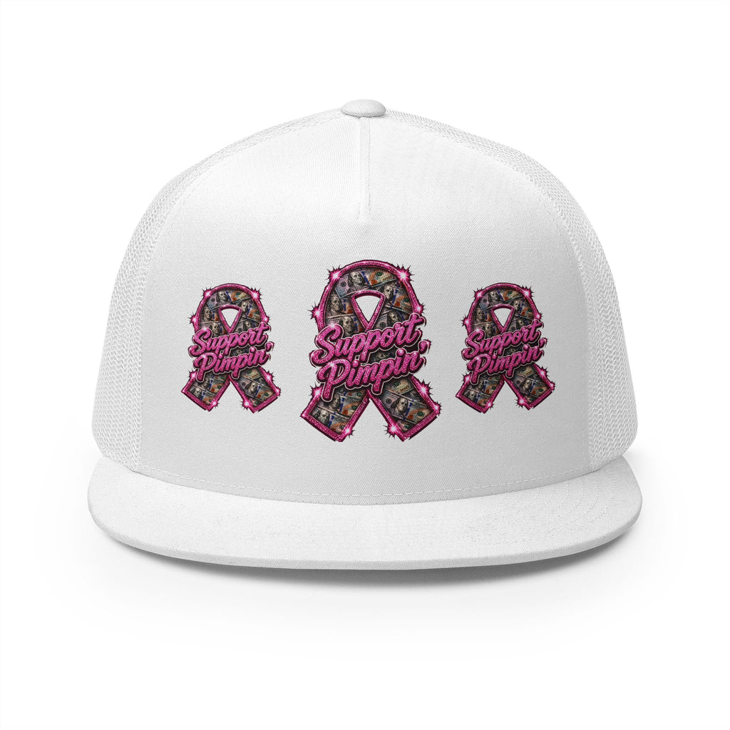 5 Panel Trucker Cap-SUPPORT PIMPIN-SCUMMIEBEARZ™