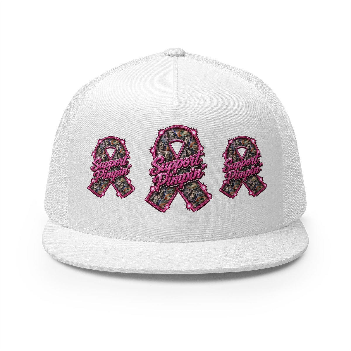 5 Panel Trucker Cap-SUPPORT PIMPIN-SCUMMIEBEARZ™