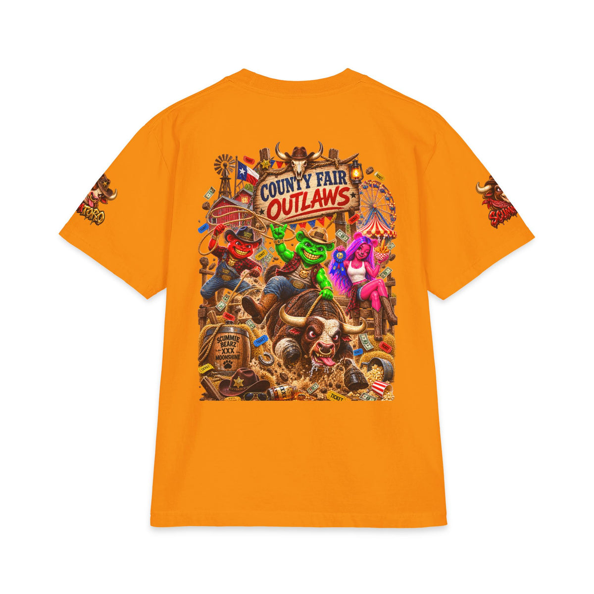 County Fair Outlaws | SCUMMIEBEARZ™ Shaka Wear Heavyweight Tee