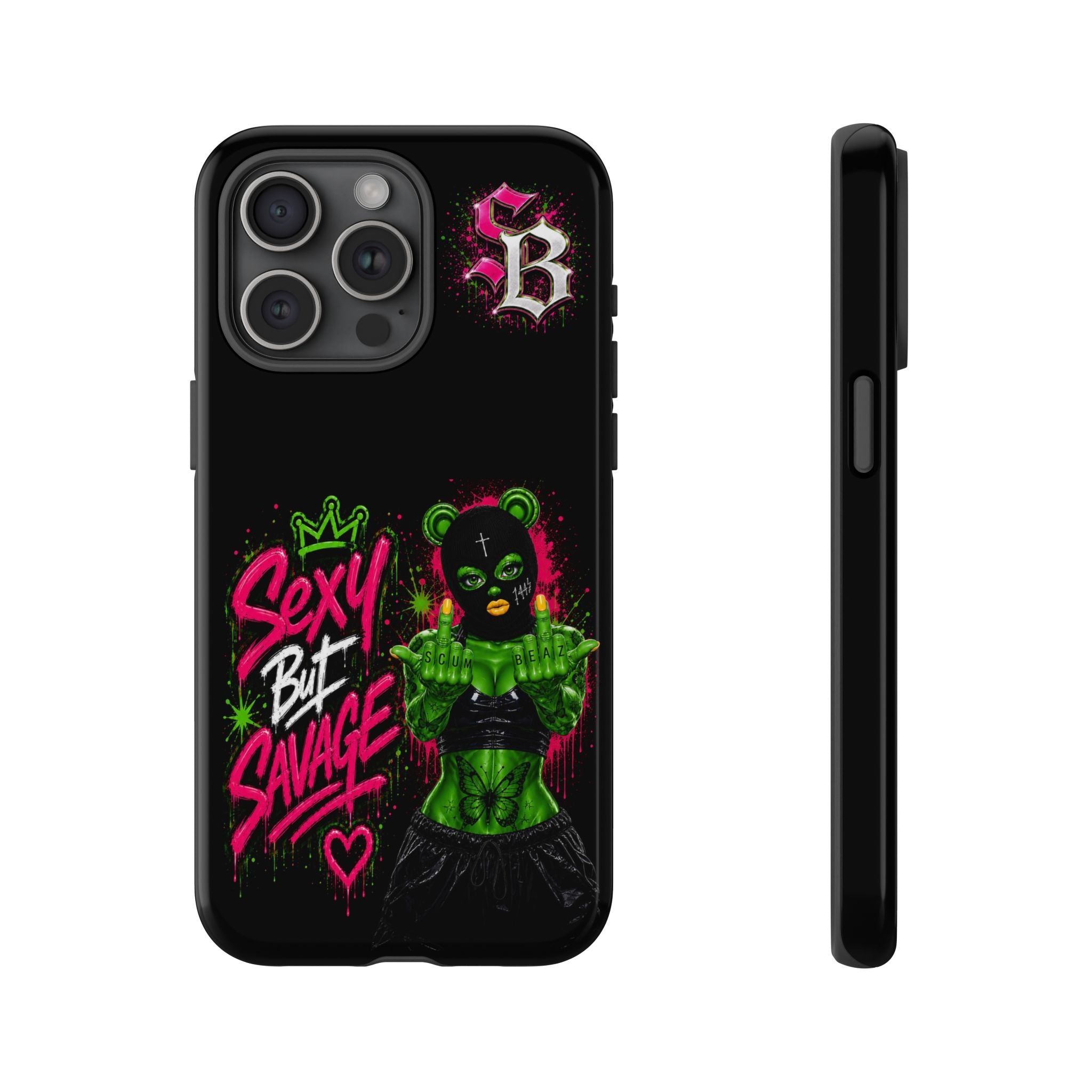 SCUMMIEBEARZ Sexy But Savage Green Remix Tough Cases