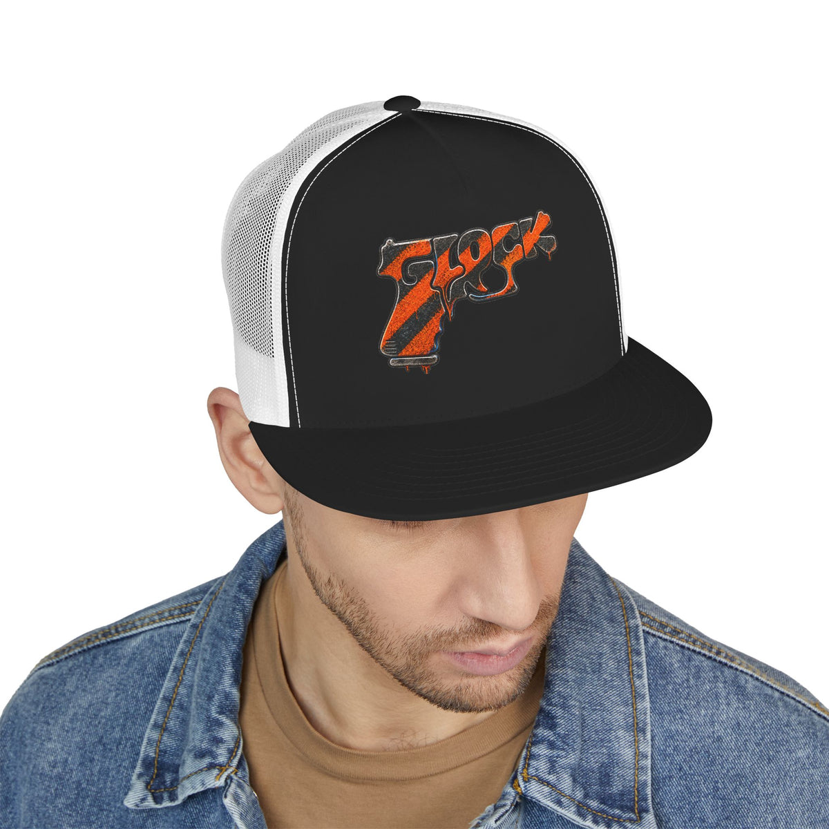 5 Panel Trucker Cap-locked up GLOCK-SCUMMIEBEARZ™️