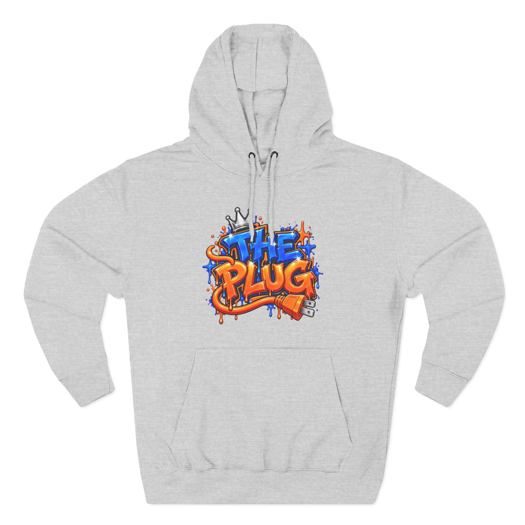 Three-Panel Fleece Hoodie-THE PLUG-SCUMMIEBEARZ™️