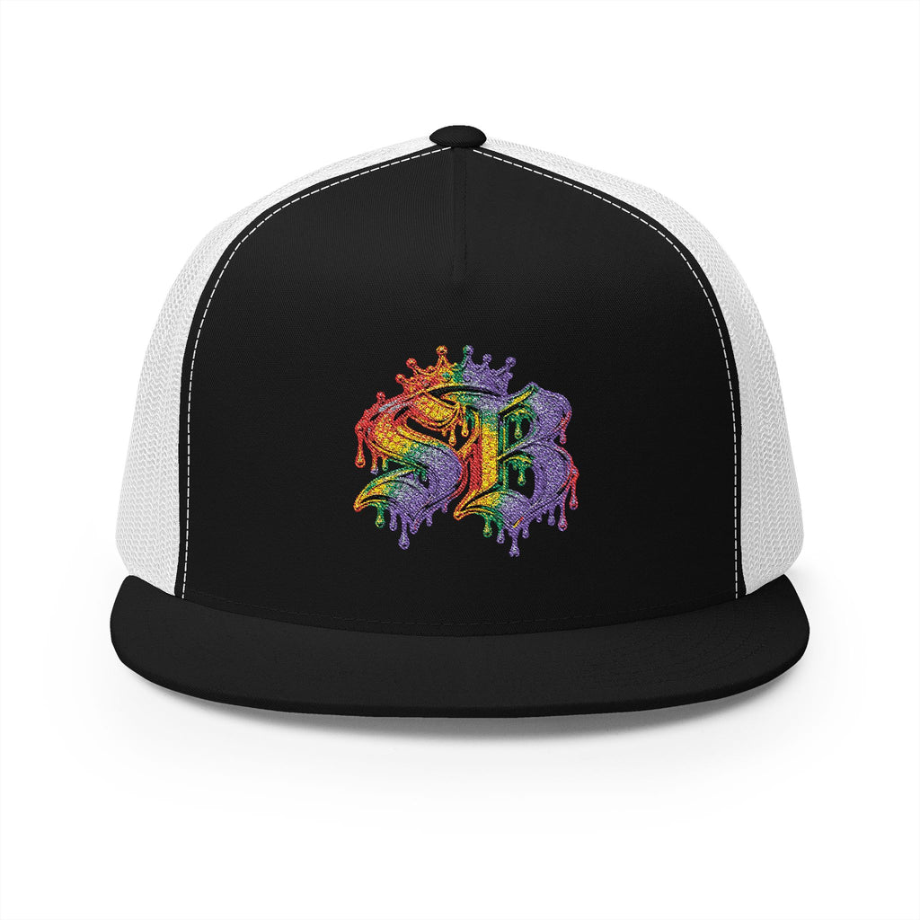 5 Panel Trucker Cap-RAINBOW SB LOGO-SCUMMIEBEARZ™️