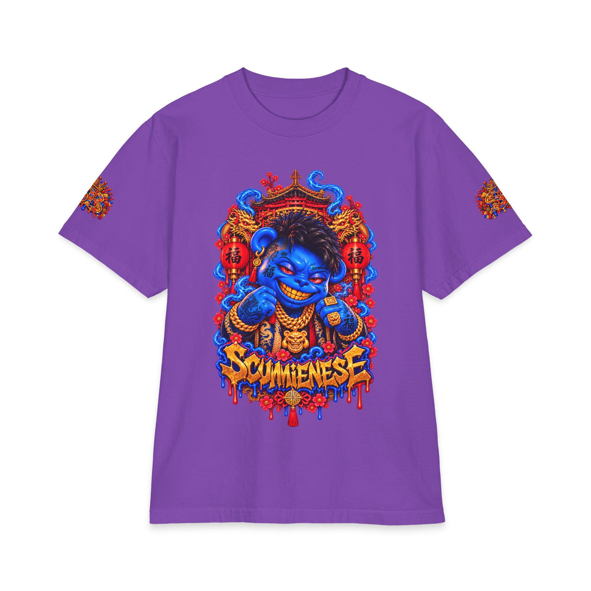 Unisex Max Heavyweight Short Sleeve-scummienese original-SCUMMIEBEARZ™️