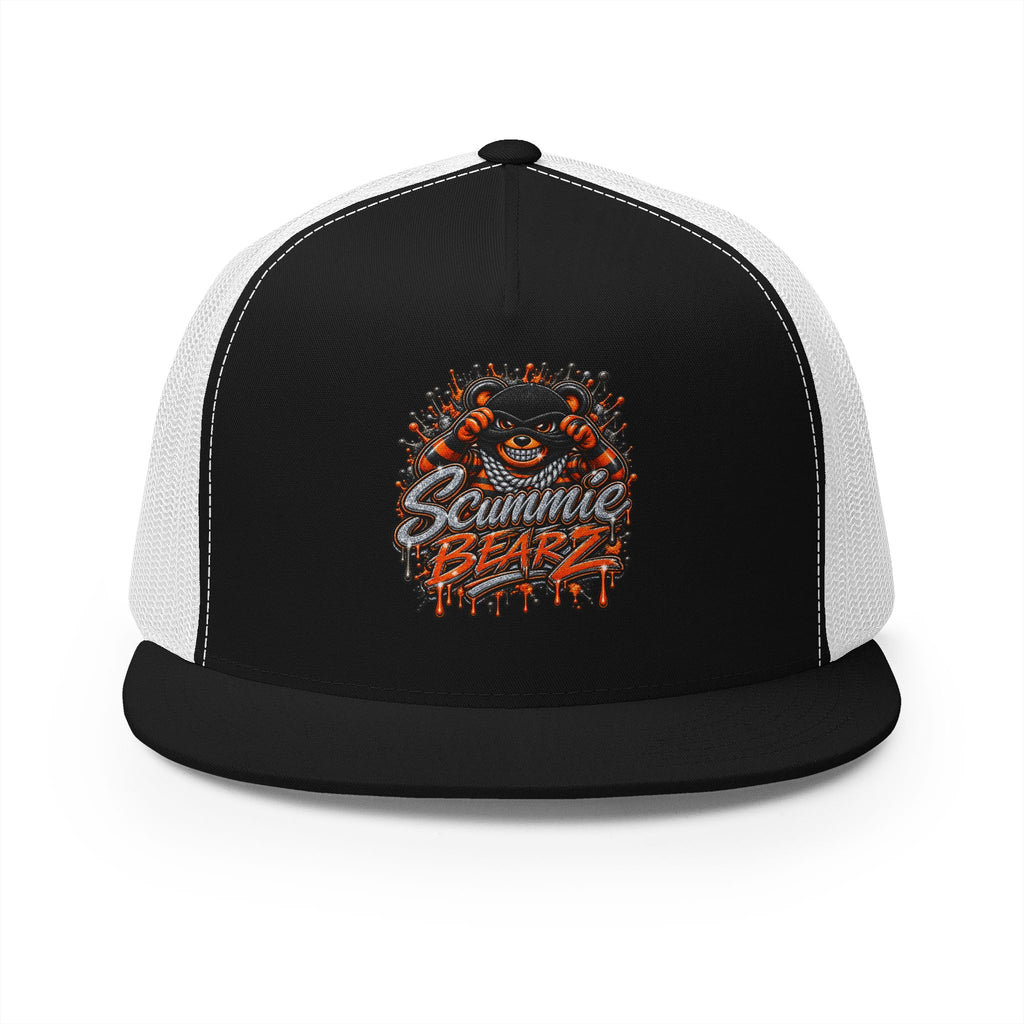 5 Panel Trucker Cap-LOCKED UP MASK LOGO-SCUMMIEBEARZ™