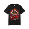 Unisex Garment-Dyed T-SHIRT-BLOOD MONEY GLOCK/MASK LOGO-SCUMMIEBEARZ™