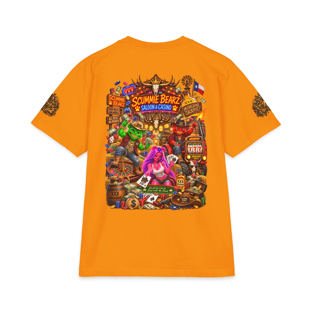Saloon And Casino | SCUMMIEBEARZ™ Shaka Wear Heavyweight Tee