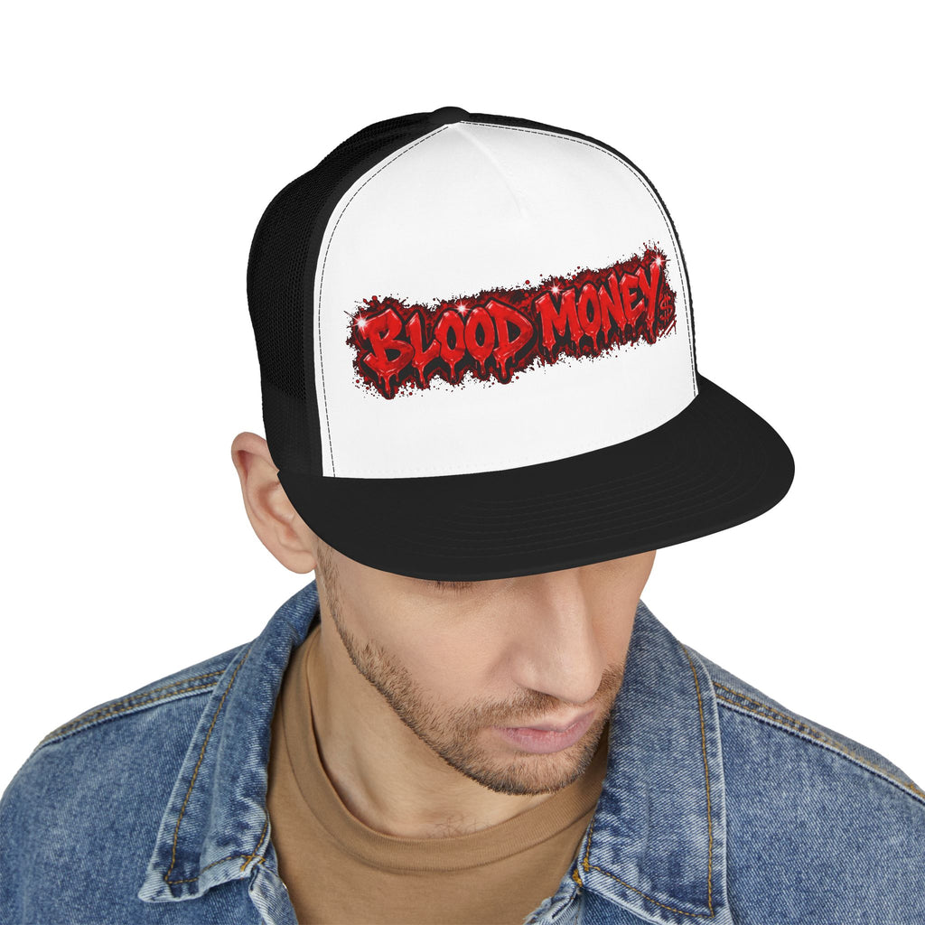 5 Panel Trucker Cap-BLOOD MONEY-SCUMMIEBEARZ™