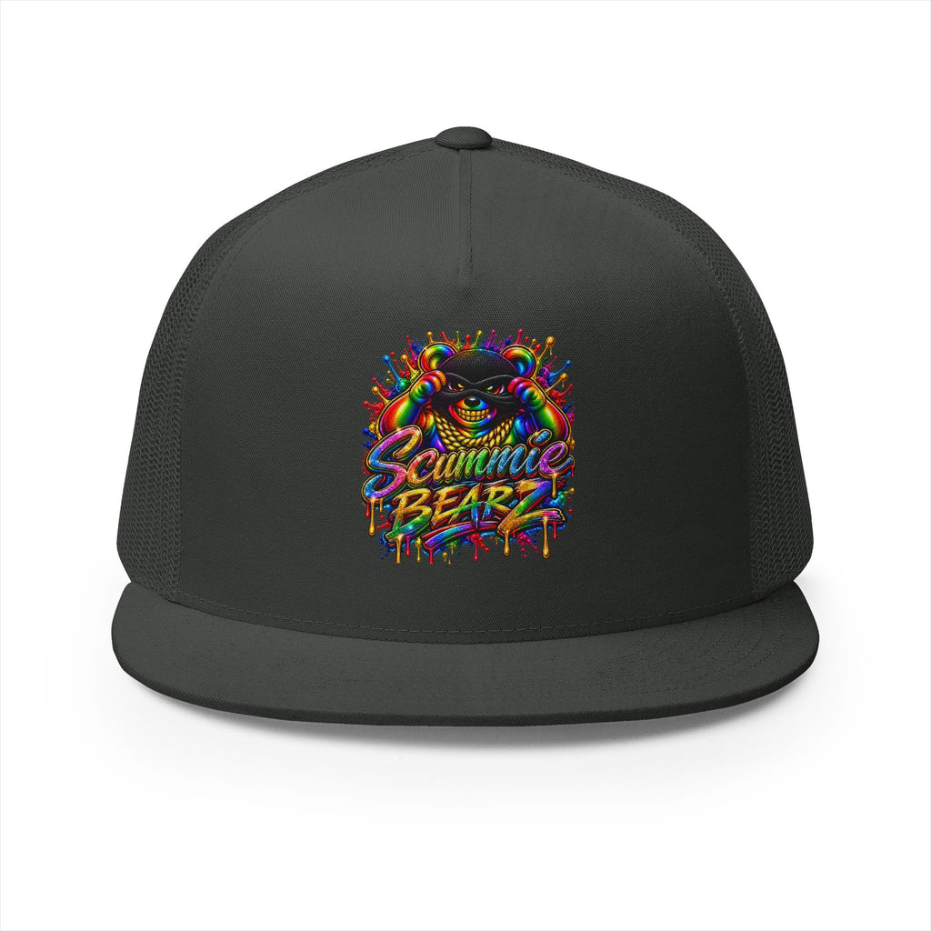 5 Panel Trucker Cap-RAINBOW MASK LOGO-SCUMMIEBEARZ™
