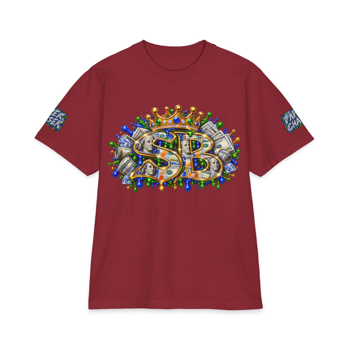 Sb Logo Paperchaser Masked Crown | SCUMMIEBEARZ™ Shaka Wear Heavyweight Tee