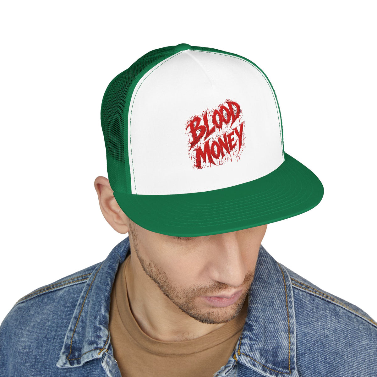 5 Panel Trucker Cap-BLOOD MONEY-SCUMMIEBEARZ™