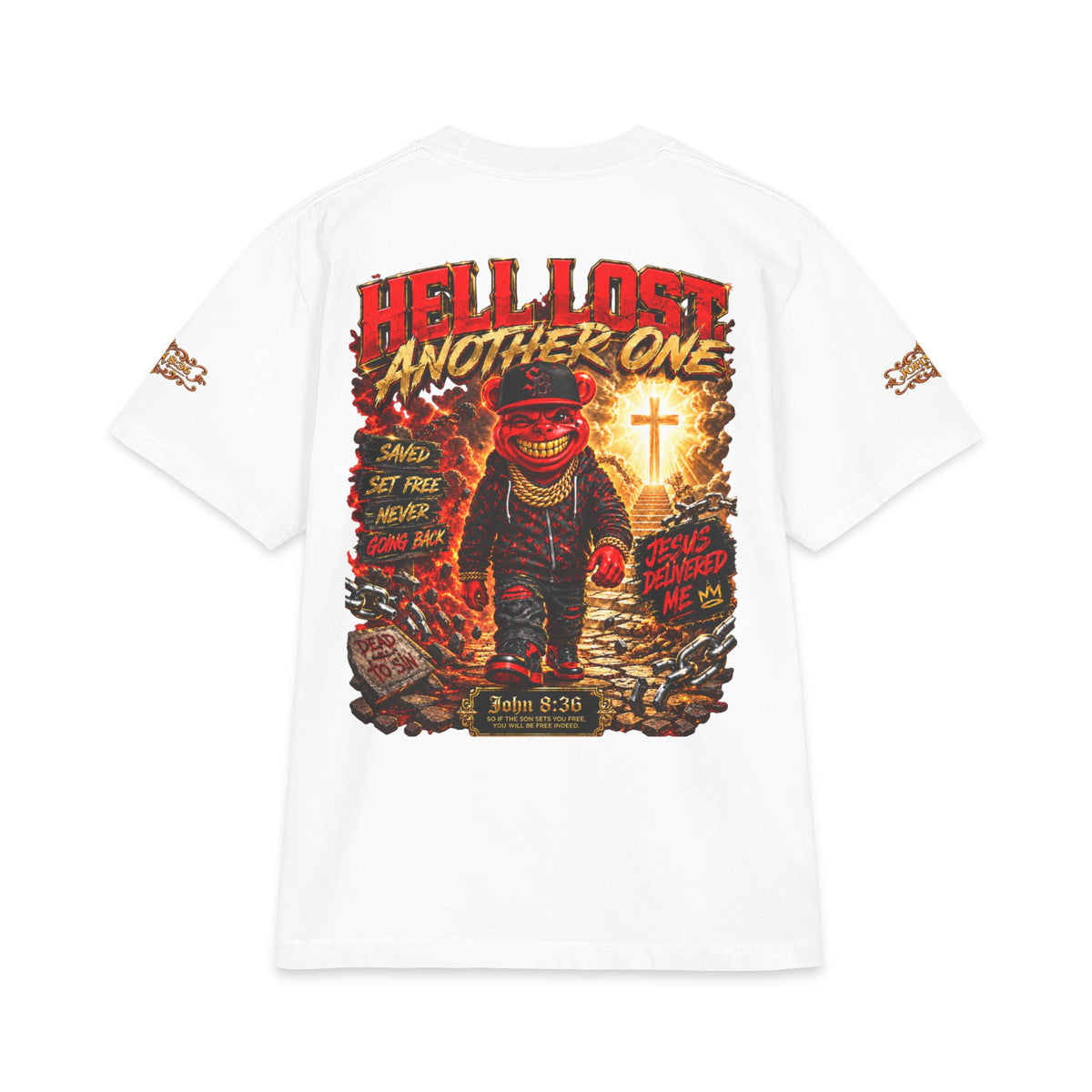 Hell Lost Another One | SCUMMIEBEARZ™ Shaka Wear Heavyweight Tee