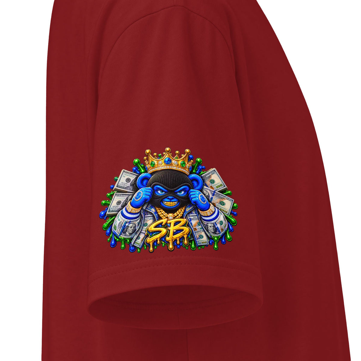 Sb Logo Paperchaser Masked Crown | SCUMMIEBEARZ™ Shaka Wear Heavyweight Tee