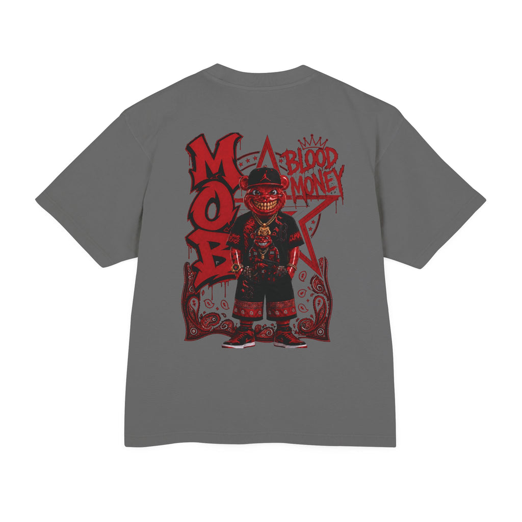 Unisex Urban Heavy Tee-BLOOD MONEY-™ | GANG GANG STREETWEAR TEE 🩸💰🐻-SCUMMIEBEARZ™️