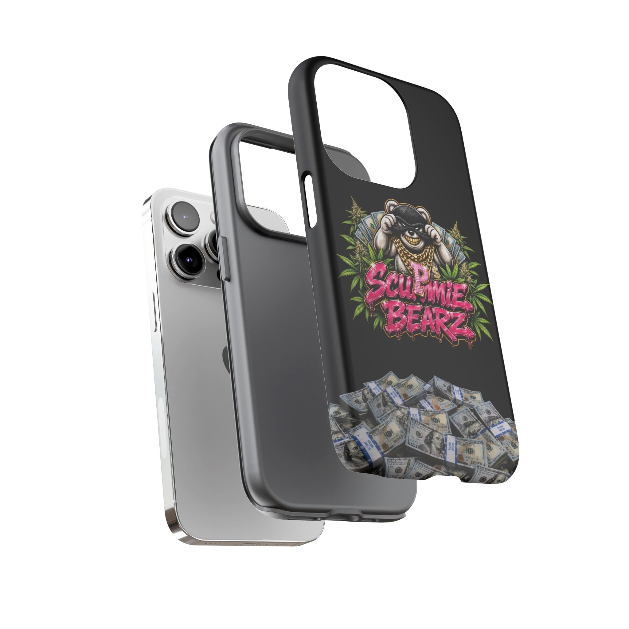 SCUMMIEBEARZ P.M.W. (P***y Money Weed) Logo Tough Cases