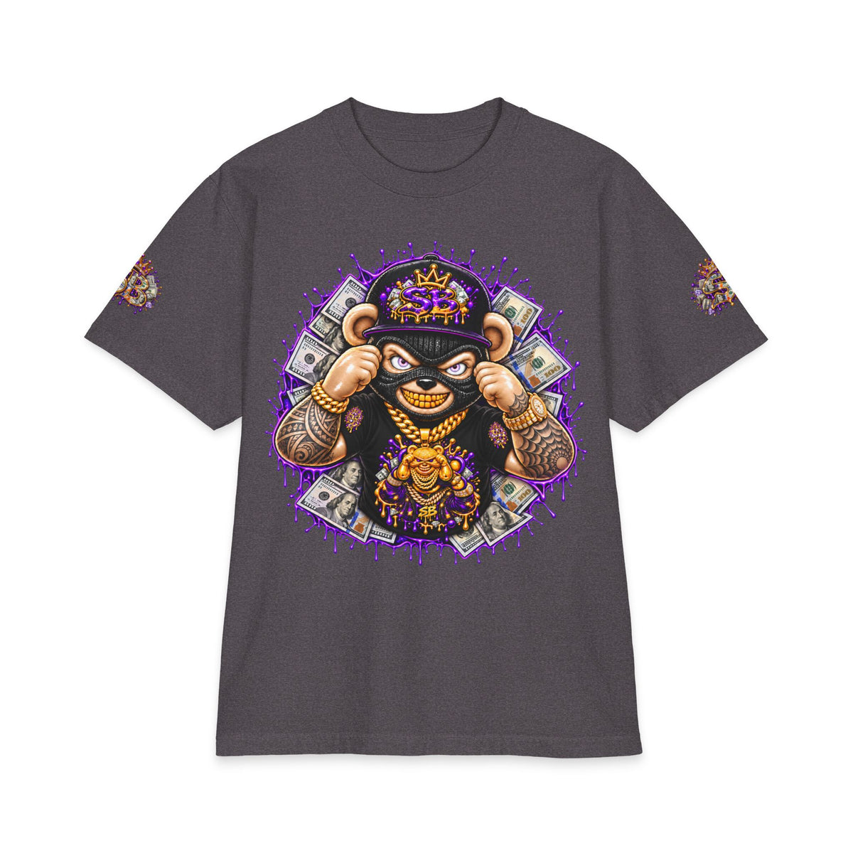 Like Stealing Candy From A Baby Purple Remix | SCUMMIEBEARZ™ Shaka Wear Heavyweight Tee