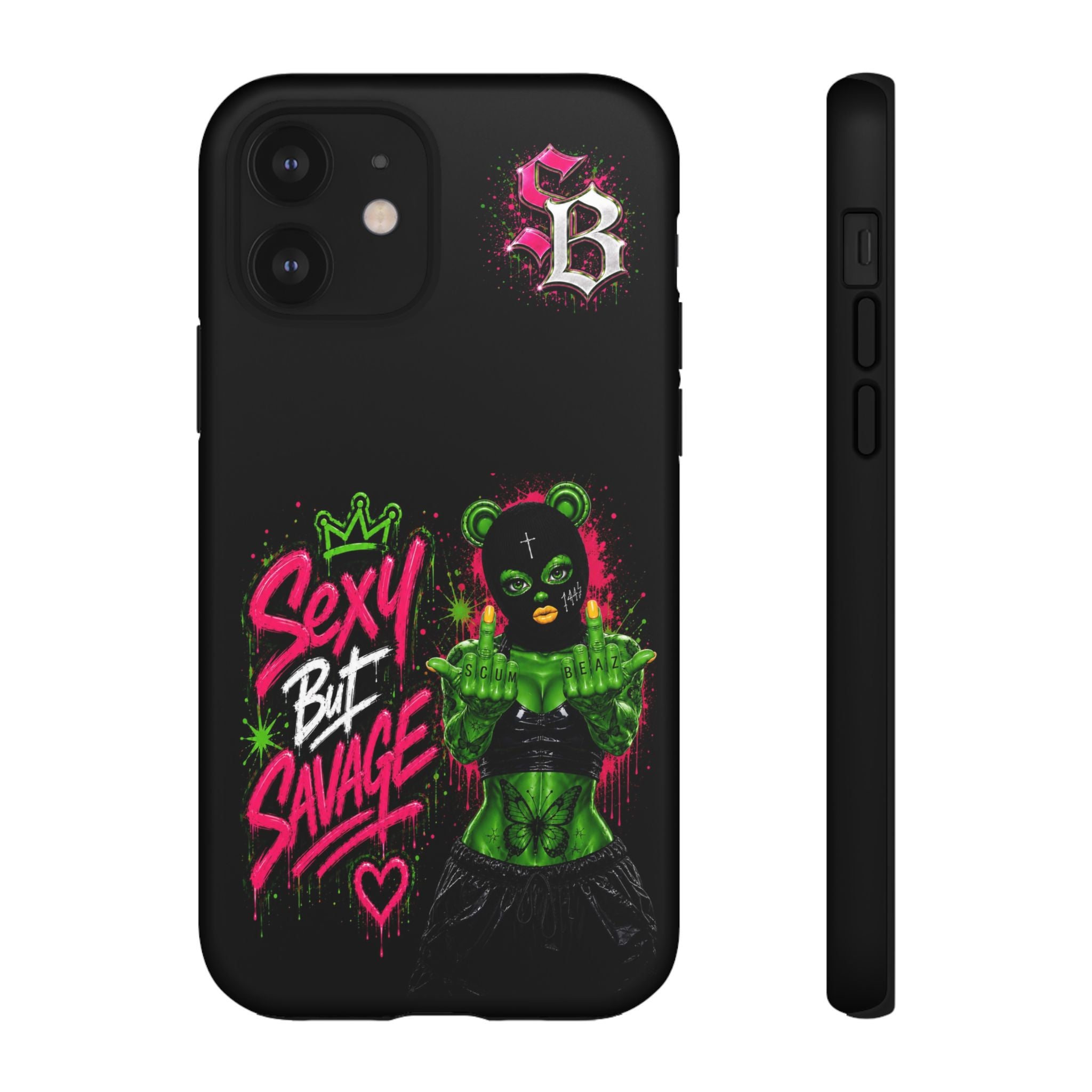 SCUMMIEBEARZ Sexy But Savage Green Remix Tough Cases