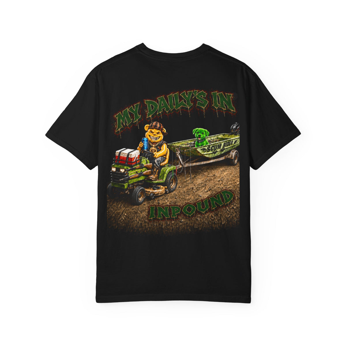 Unisex Garment-Dyed-HILLBILLY MY DAILYS IN INPOUND COLLECTION-SCUMMIEBEARZ™