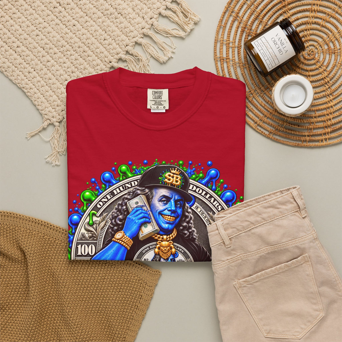Comfort color 1717- "Paper Chaser" Graphic T-Shirt wha-SCUMMIEBEARZ™️