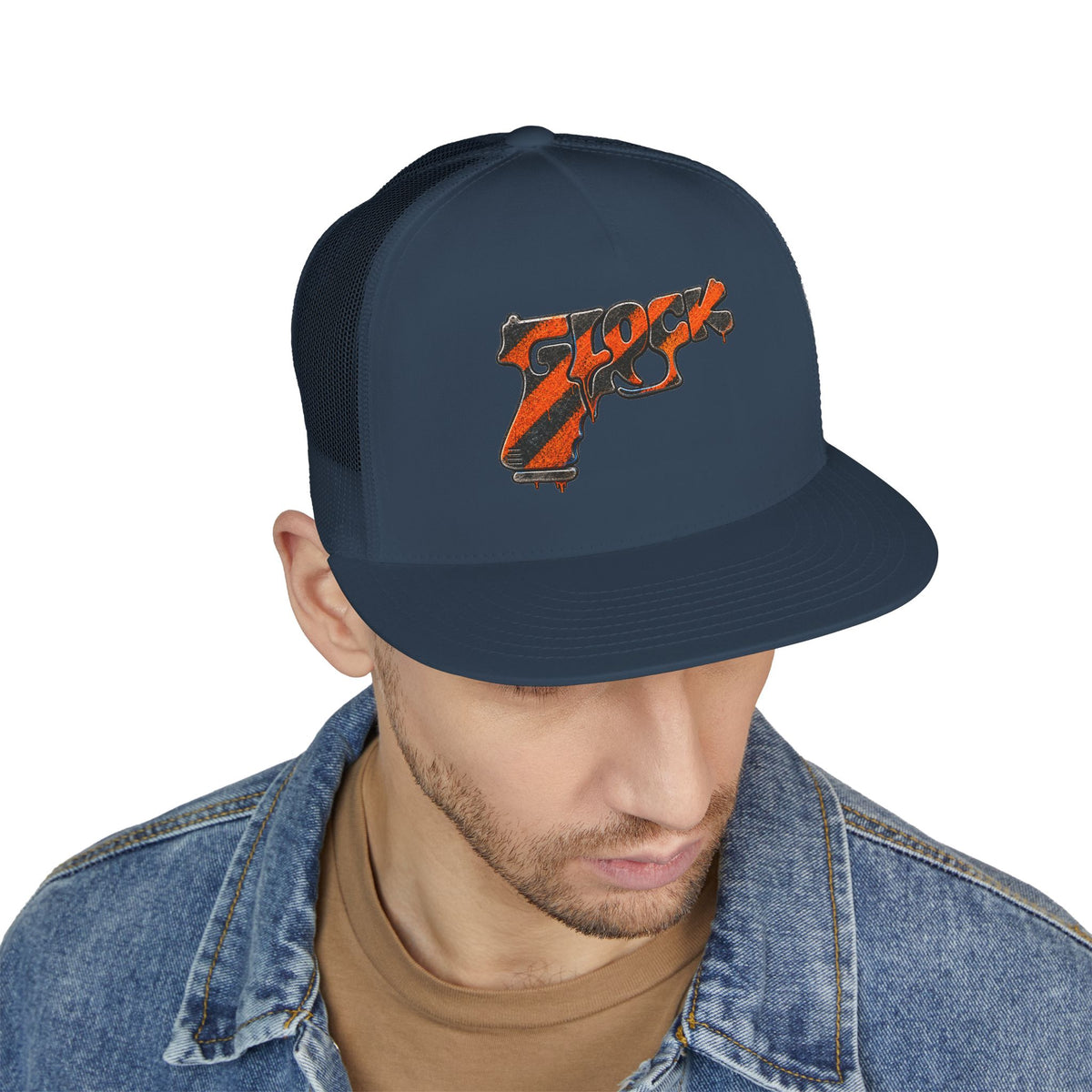 5 Panel Trucker Cap-locked up GLOCK-SCUMMIEBEARZ™️