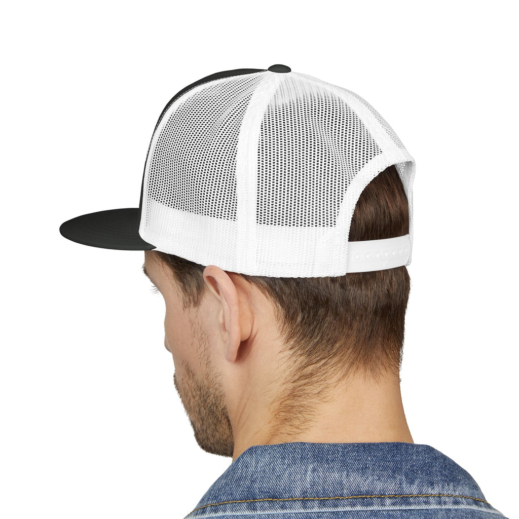 5 Panel Trucker Cap- PINK/SILVER MASK LOGO-SCUMMIEBEARZ™