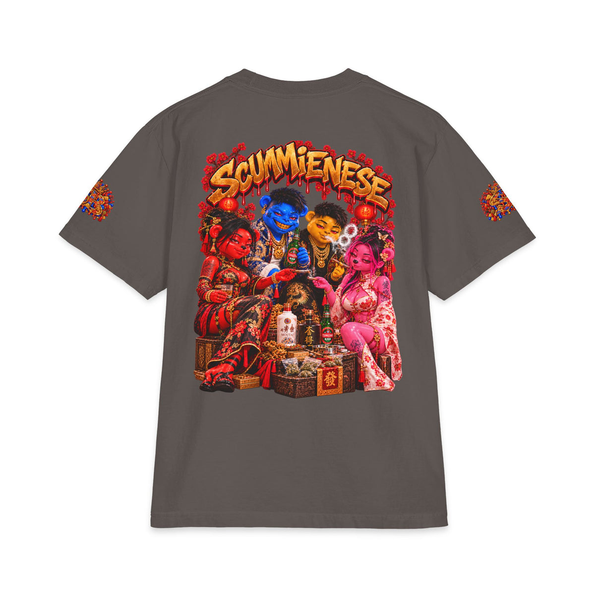Unisex Max Heavyweight Short Sleeve-scummienese original-SCUMMIEBEARZ™️