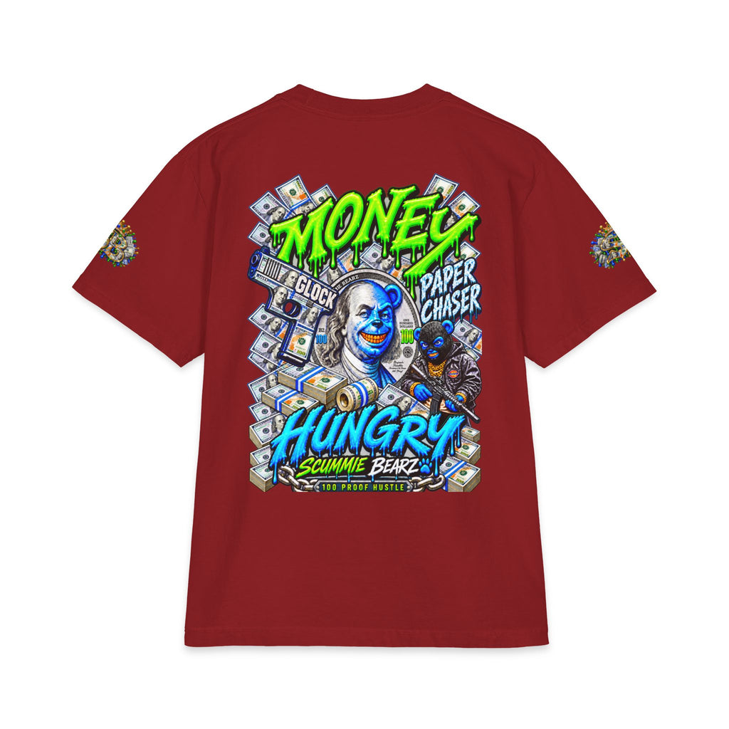 Money Hungry — Alternate Layout | SCUMMIEBEARZ™ Shaka Wear Heavyweight Tee