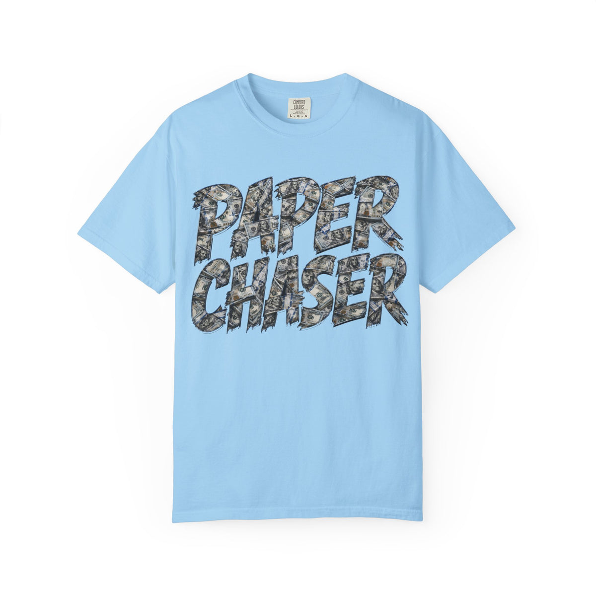 Unisex Garment-Dyed T-SHIRT- PAPER CHASER-SCUMMIEBEARZ™