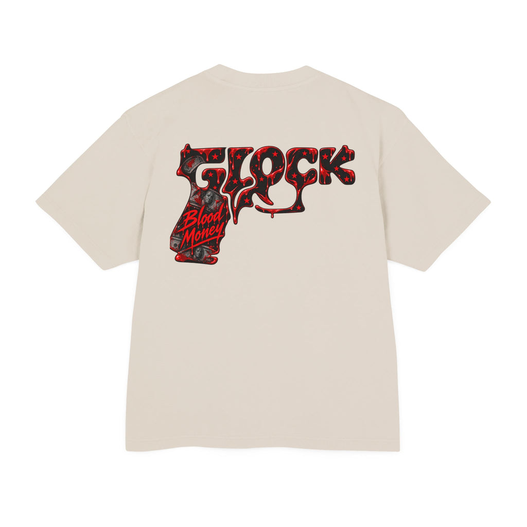 Unisex Urban Heavy Tee-GLOCK BLOOD MONEY™Triggered by the Hustle-SCUMMIEBEARZ™️
