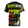 Unisex AOP Streetwear T-Shirt -Scuppy the SCUMMIE Puppy™ Edition
