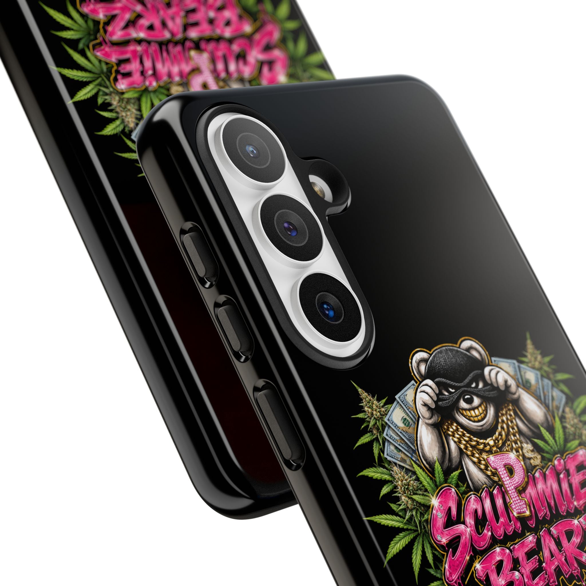 SCUMMIEBEARZ P.M.W. (P***y Money Weed) Logo Tough Cases