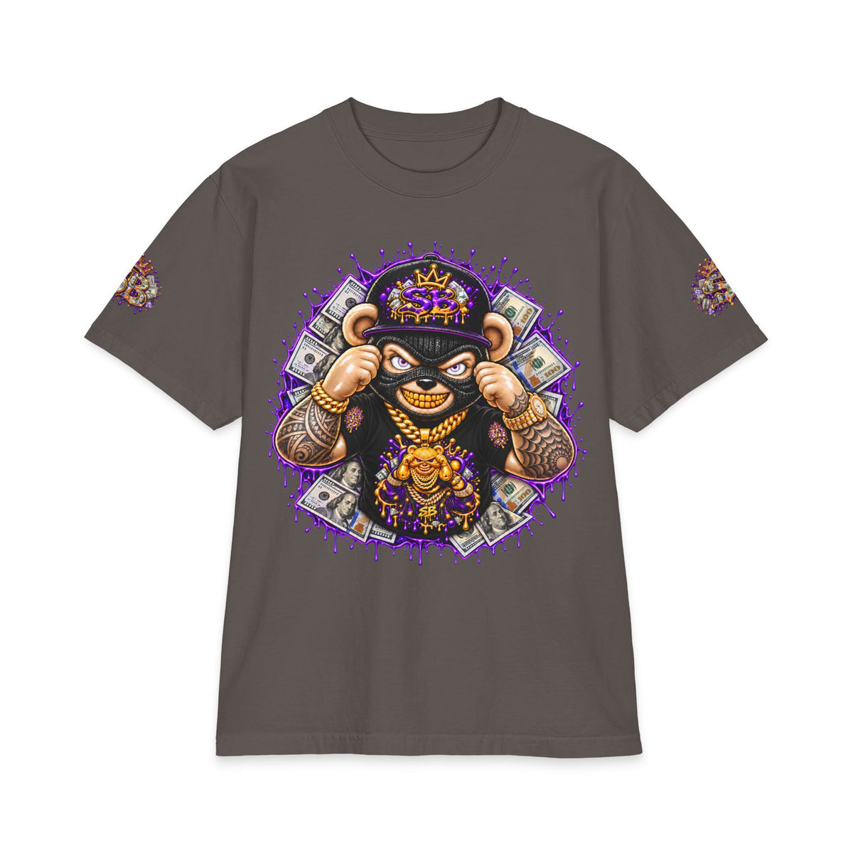 Like Stealing Candy From A Baby Purple Remix | SCUMMIEBEARZ™ Shaka Wear Heavyweight Tee